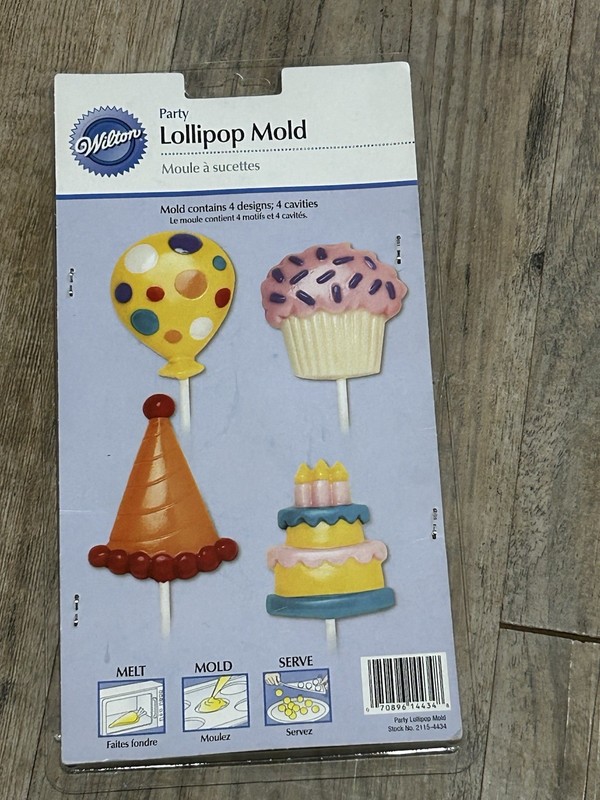 Lot of 3 Wilton Molds Lollipop, Rubber Ducky, and Mummy Pretzel Baking Treats gallery