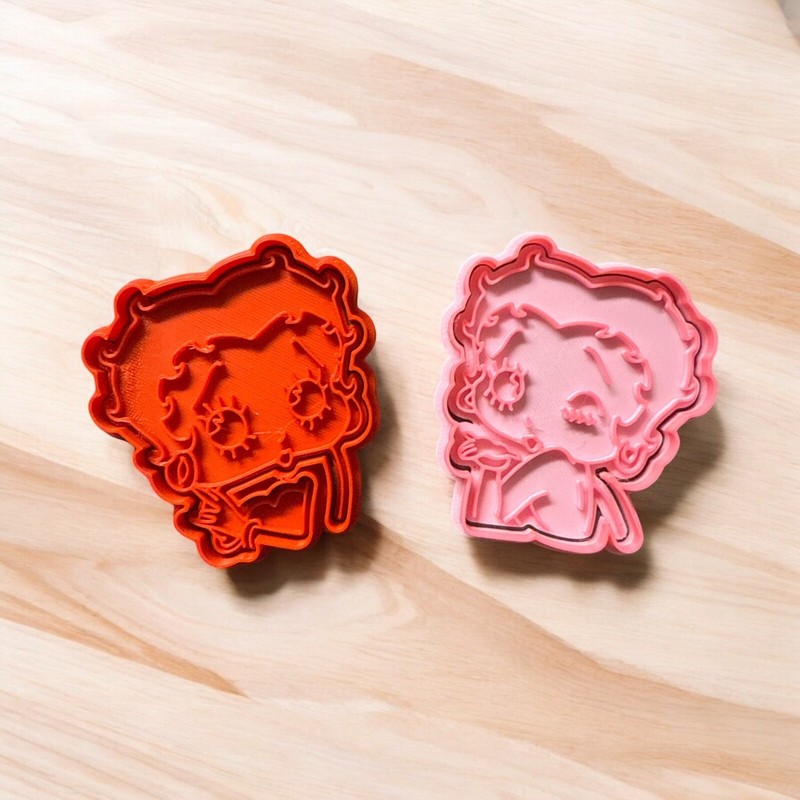 3D Printed Betty Boop set for Fans Cookie Cutter Set | Baking Mold Gift gallery