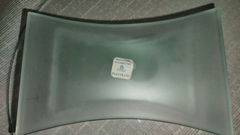 Vintage Clear Glass Cake Stand Plate Round Wedding Party Dessert Party Lite gallery