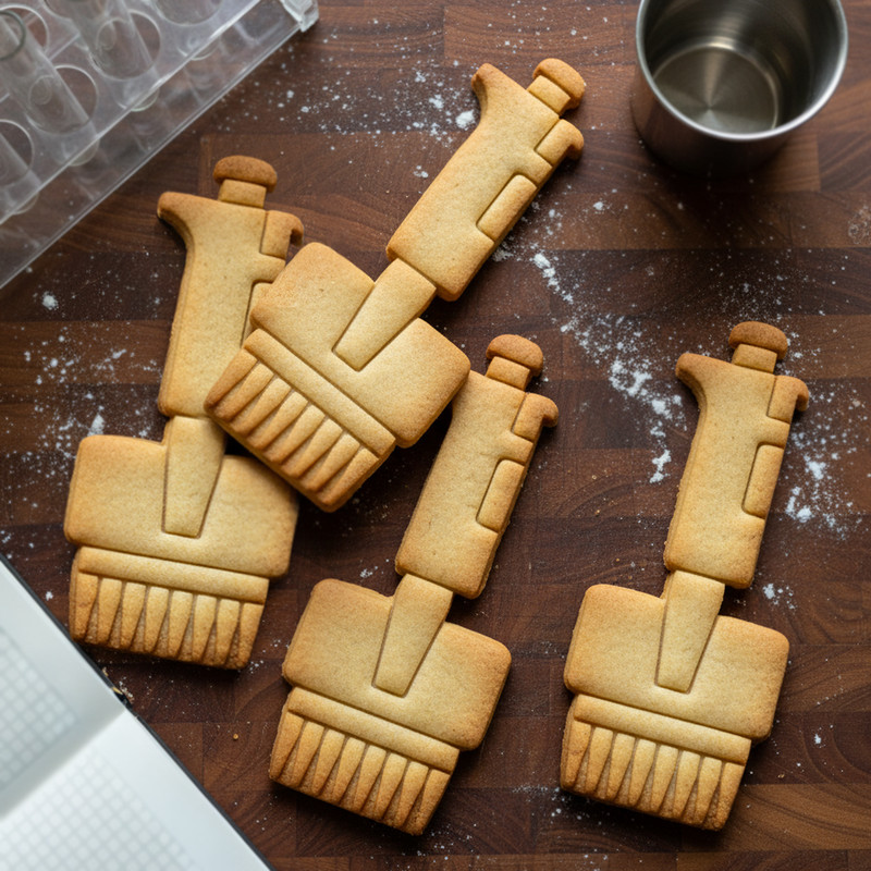 Multichannel Pipette cookie cutter | Microbiology Biology science laboratory lab gallery