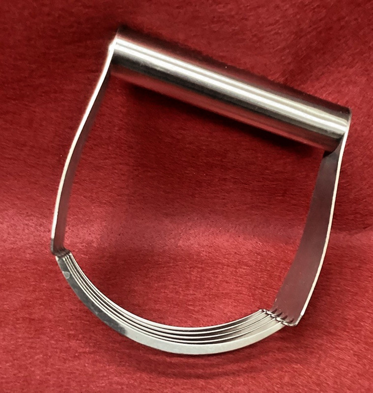 Stainless Steel Dough Blender Pastry Cutter for Pizza and All Confections