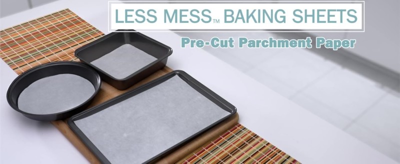 100 Pa of Precut Parchment Baking Sheets. 50 Rectangular 9x13in, gallery
