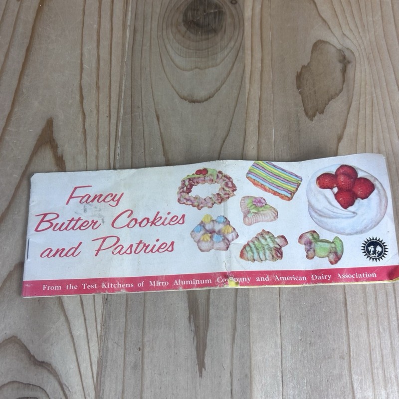 Mirro Cookie Press Instructions Booklet With Recipes Vintage 1960s
