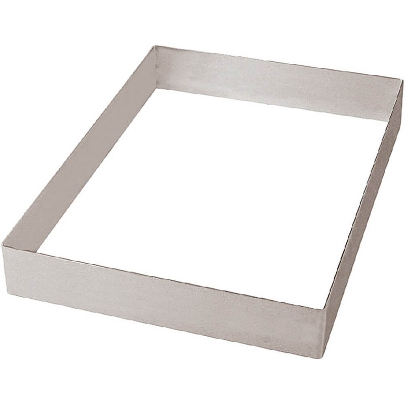 PADERNO RECTANGULAR CAKE FRAME / EXTENDER, 15.75″ X 11.88″ STAINLESS STEEL 47546