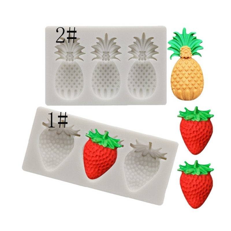 Fruit Shaped Resin mold Chocolate Candy Mold 3D Summer Fruit-Ice Mold Cake-Decor gallery