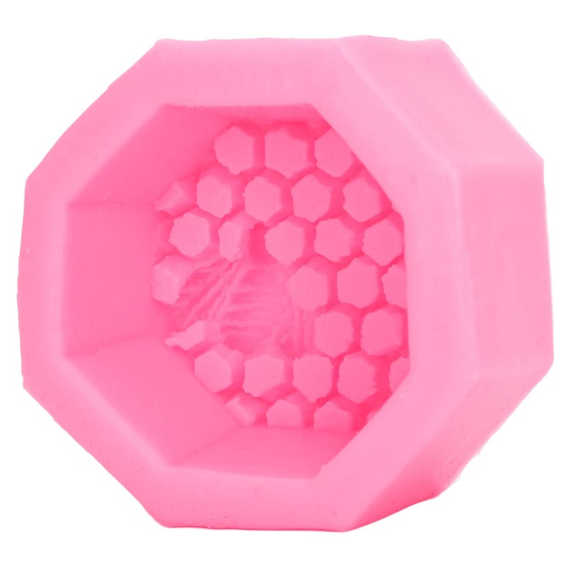 Honeycomb Bees Theme Cake Mold, 3.15 x 1.4 in Fondant Cake Mold, DIY Ice Cube…
