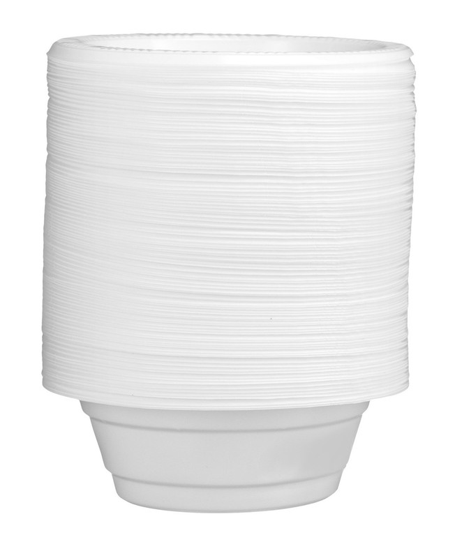 Basix [100 Count] Disposable 5 Oz White Plastic Dessert Bowls, Microwavable, ... gallery