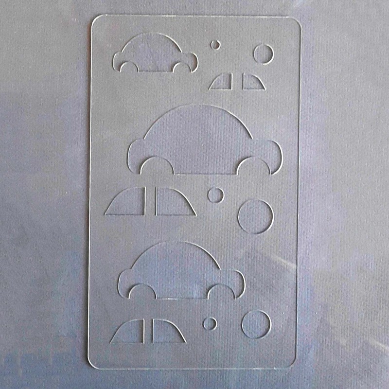 Car 1 Chocolate Candy Mold, Plastic Chocolate Stencil, Assembled Figurin gallery
