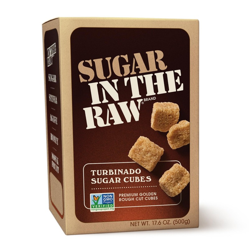 Sugar In The Raw Turbinado Cane Cubes, 17.6 oz. Ounce (Pack of 1)