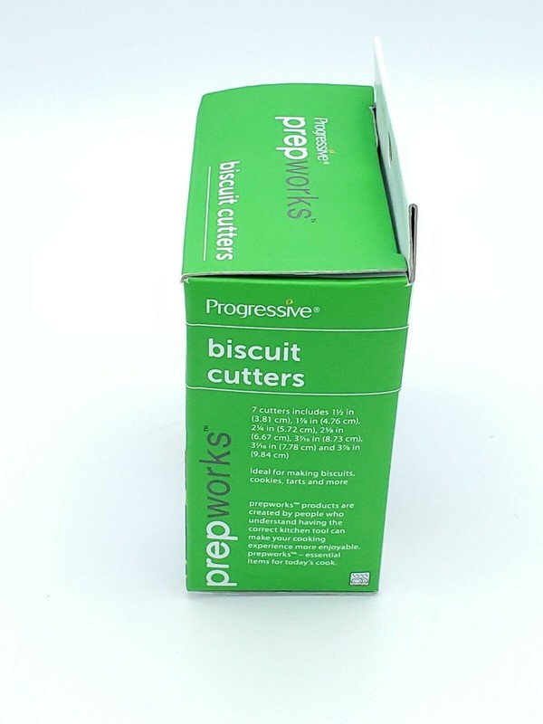 NEW Prepworks by Progressive Biscuit Cutters - Set of 7 gallery