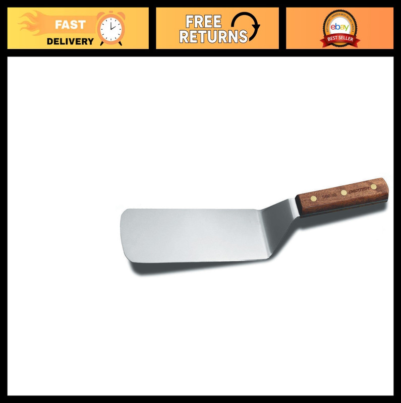 8″ x 3″ Cake Turner with Wooden Handle – Perfect for Baking & Decorating