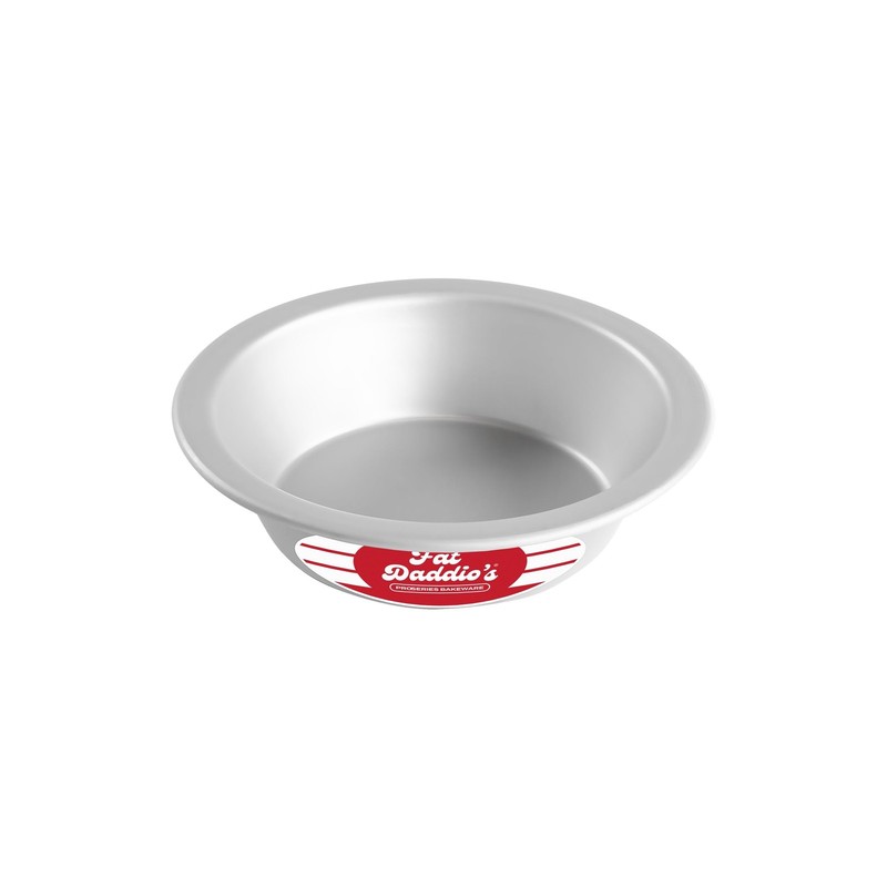 Fat Daddio’s PIE-6 Anodized Aluminum Pie Pan, 6 x 1.5 6 x Inch, Silver