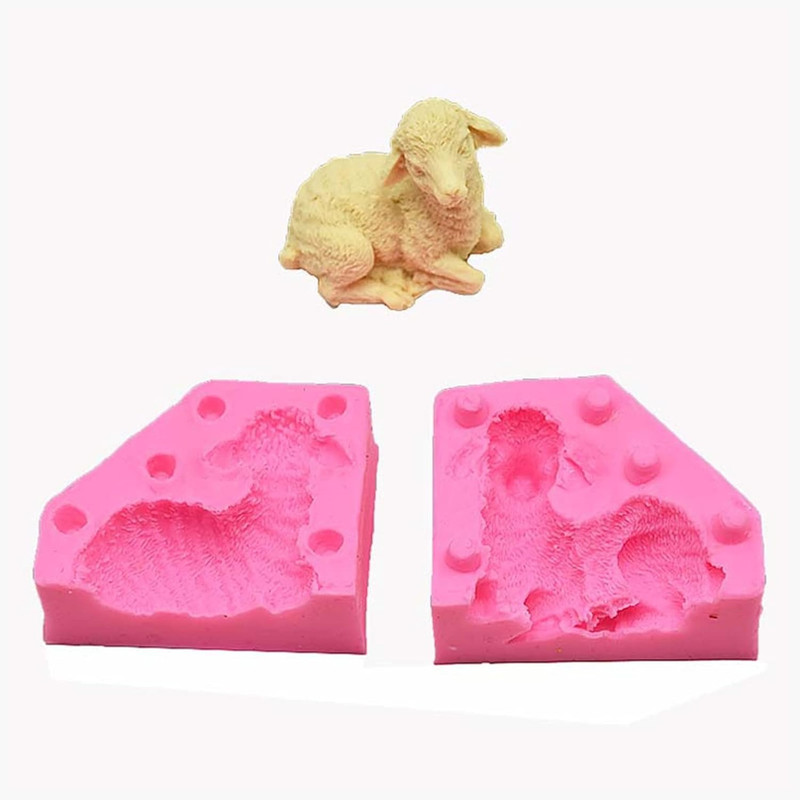 Mini 3D Sheep Fondant Silicone Mold Cake Sugar Craft Chocolate Candy Baking Past gallery