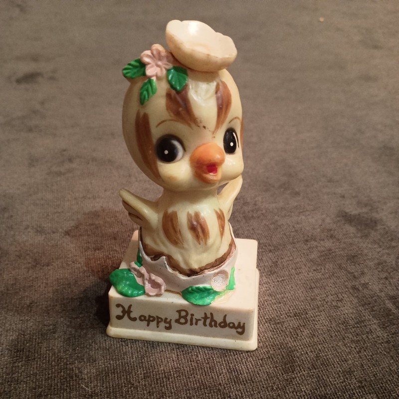 Wilton Cake Topper Birthday Chick vintage 1972
