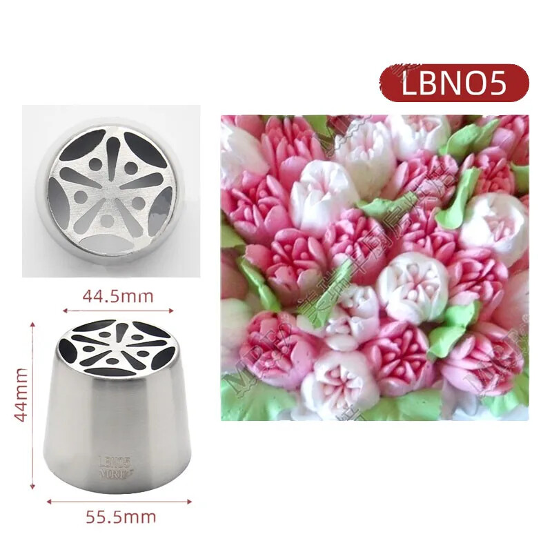 New Russian Stainless Steel Nozzle Birthday Christmas Cake Rosebuds DIY Russian