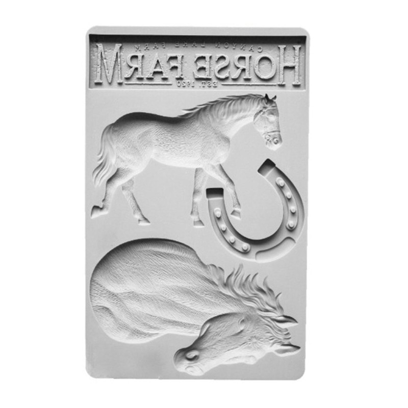 Horse Horseshoe Shape Molds Handmade Soap Bar Craft Kitchen Baking Fond Gift gallery