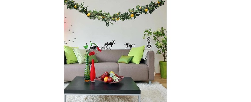 6 Feet Artificial Lemon Garlands Spring Fruit Garland with Lemons gallery