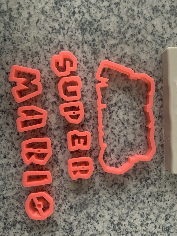 Video Theme Silicone Mold And Fondant Cutters Super Mario, Cake Decorating gallery