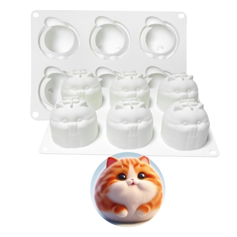 Stable Silicone Cats Molds for Easy Demold Chocolates and Squeeze Toy Charm gallery