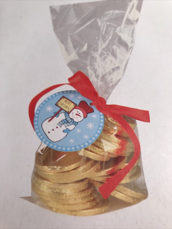 Celebrate It Chocolate Gold Coin Silicone Mold Kit Holiday Designs 46 Pieces NEW gallery