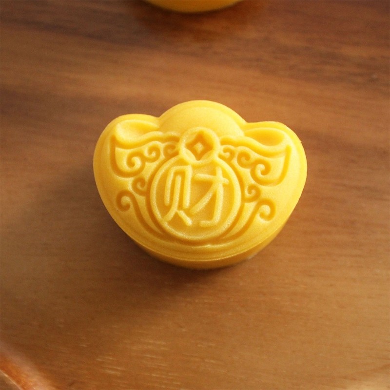 Mooncakes Maker Molds With 3D Pattern Ingot Shape Design For Home Baking gallery