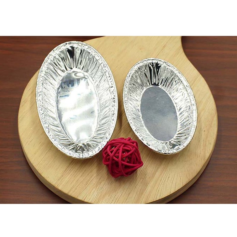 250 Pcs Oval Reusable Cups Foil Cups Tart Baking Molds for Cooking gallery
