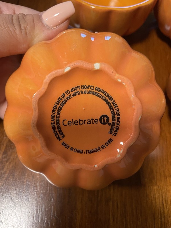 Bakeware Pumpkin shape Thanksgiving Cups Cupcake ceramic