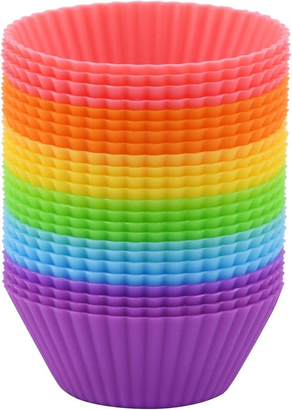 2 Inch Mini Size Silicone Baking Cups Muffin Cups, Reusable and Nonstick Mini