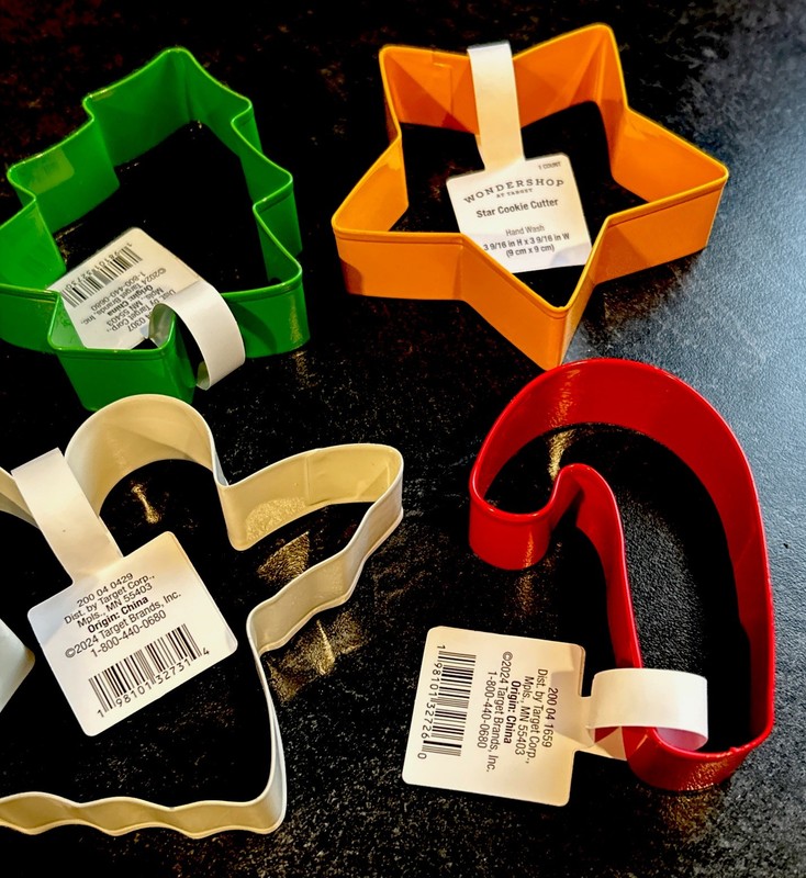 4 Pc 2024 Wondershop Target Stainless Steel Metal Christmas Cookie Cutters. NEW gallery