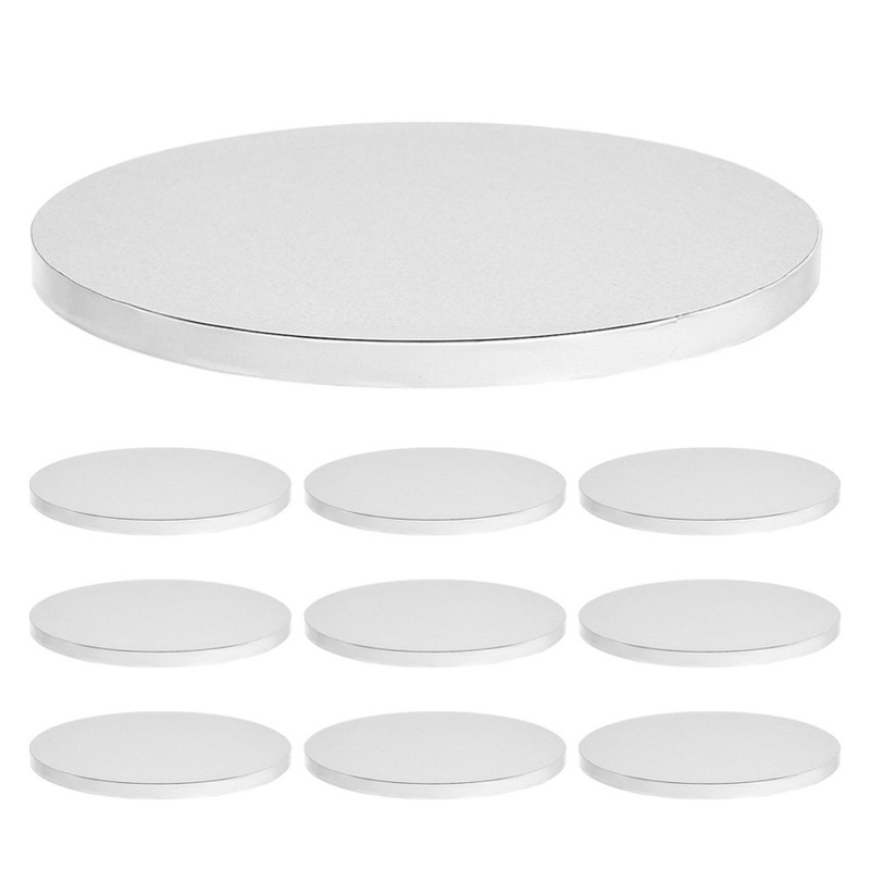 10 Pcs Cake Corrugated Board Mini Circle Boards Birthday Base Cardboard gallery