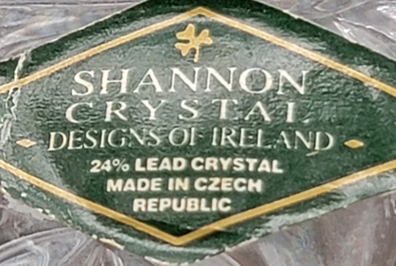 Hearts Design Cake Stand. 11.5" Wide. Shannon Crystal Designs Of Ireland. Nice! gallery