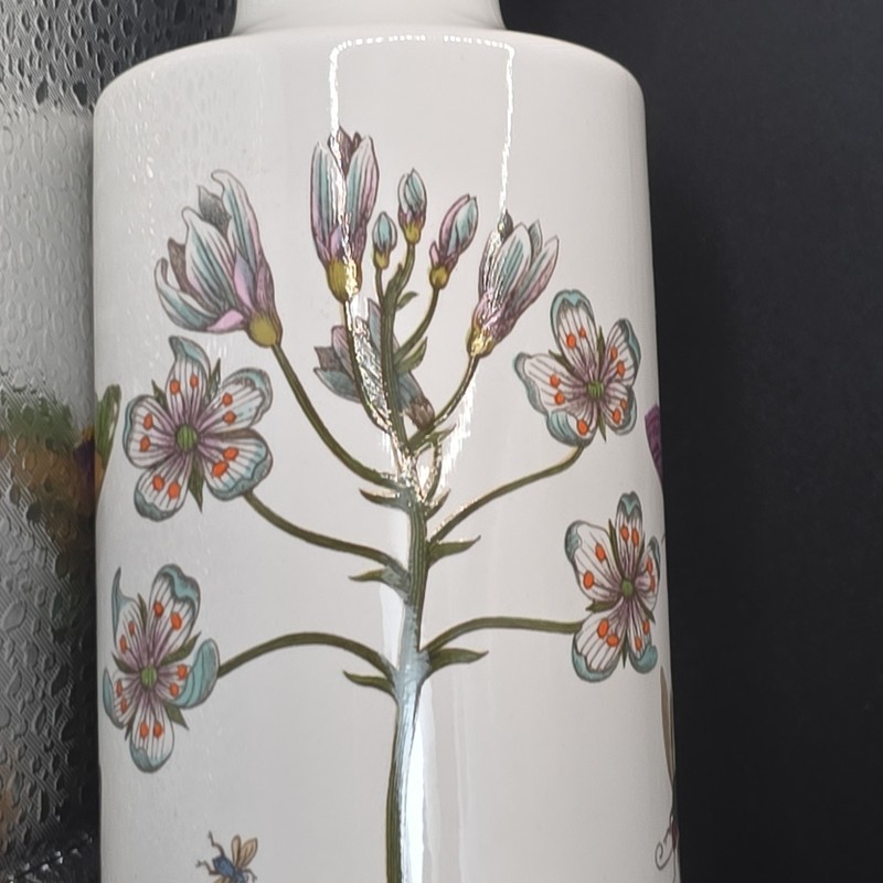 Vintage Portmeirion Botanic Garden Rolling Pin Venus Fly Trap Butterfly Cottage gallery