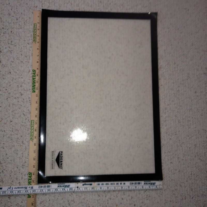 25″ x 17.5″ Paderno® World Cuisine Non-Stick Silicone Counter Pastry Mat EUC