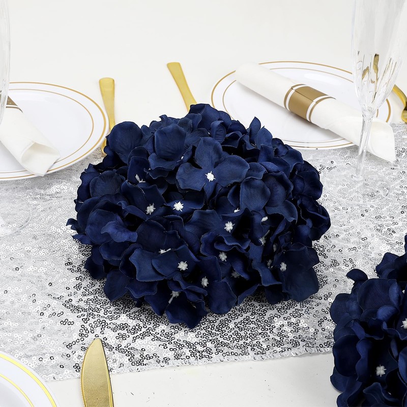 Diydofun Hydrangea Flower Balls For Centerpieces - 12 Pcs Artificial Floral gallery