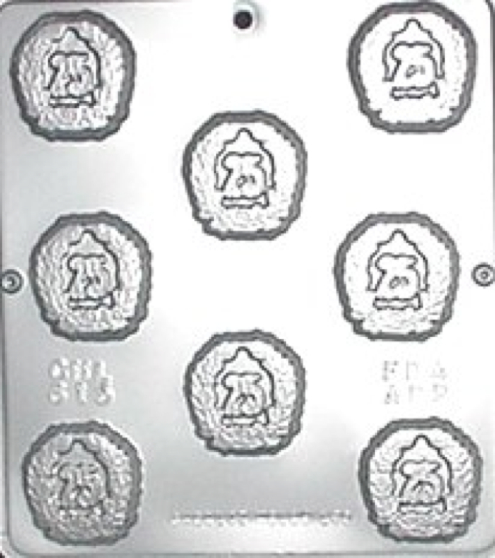 “25” 25th Anniversary Chocolate Candy Mold 615 NEW
