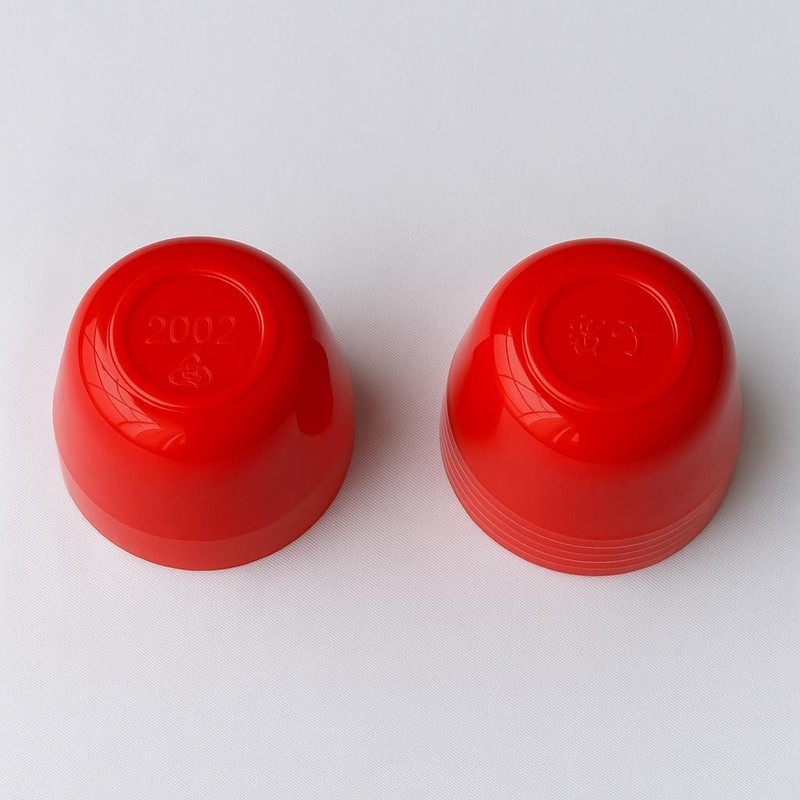 Puto Mold Talam Pichi Kutsinta Lompang Red Color 12 piecess saiz 2inch / 5 cm gallery