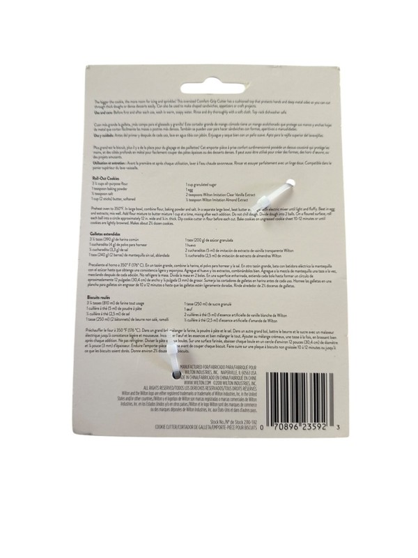 Wilton Snowflake Comfort Grip Cookie Cutter Holiday Baking gallery