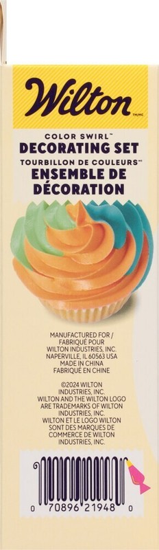 Wilton Color Swirl Decorating Set (3-Color Coupler, 2 Decorating Tips - 1M, 1A) gallery