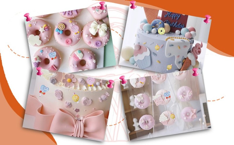 ZiXiang Ice Cream Cones Silicone Molds Donut Fondant Mold Lollipop Candy Mold gallery