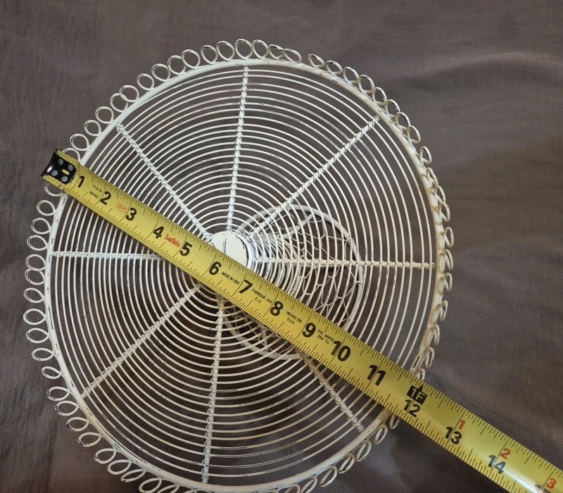 Vintage Farmhouse Style Wire Riser Cake Stand 11.5" Diameter Minimalist Cottage gallery