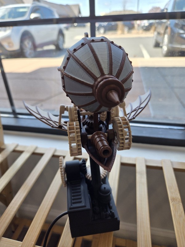 3D Printed Steampunk Ship Pre Assemble To Save Cost Shipping gallery