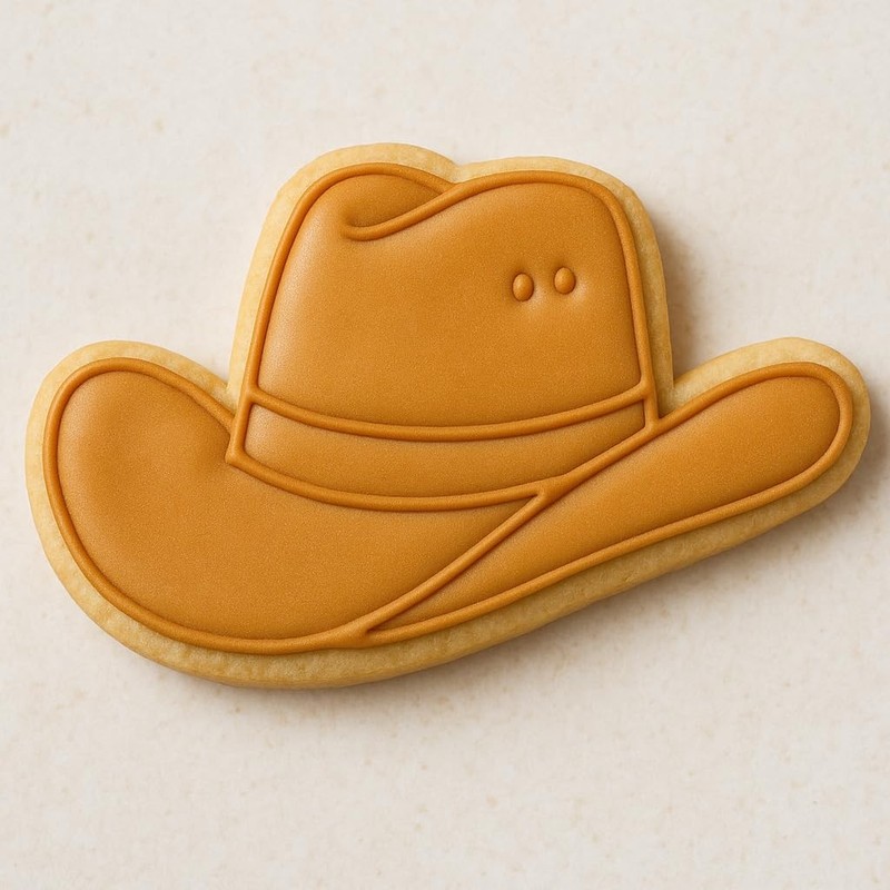 Cowboy Hat and Boot Cookie Cutter Set (4.25" Each) - Western-Themed Baking an... gallery