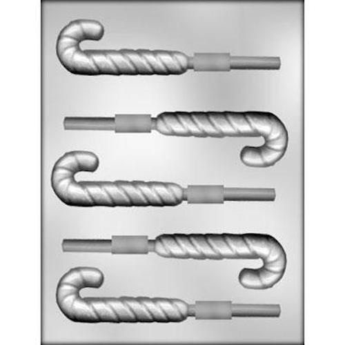 CANDY CANE SUCKER CHOCOLATE MOLD
