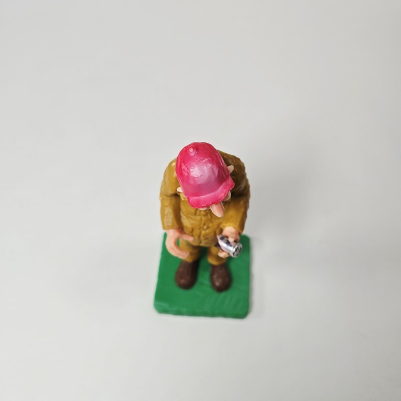 Vintage Wilton Cake Topper Old Man Hunter Figurine 1978 With Beer Can gallery