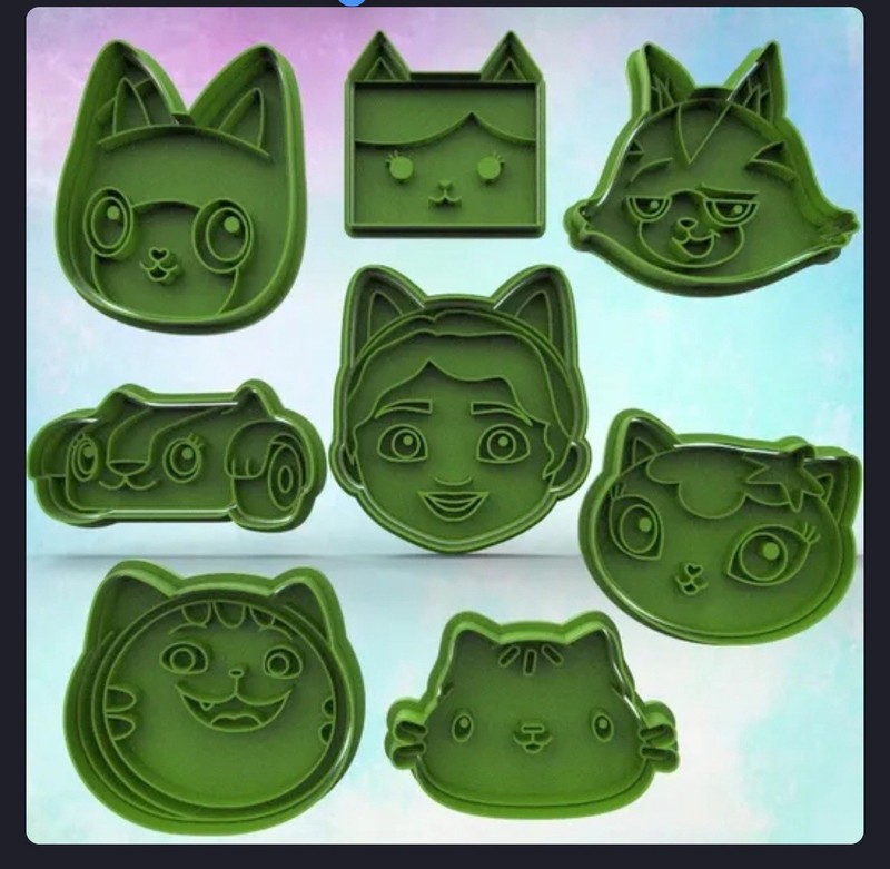 GABBY’S DOLLHOUSE COOKIE CUTTER SET