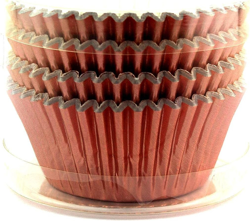 Foil Cupcake Liners Standard Baking Cups 100 Pcs (Rose Gold) gallery