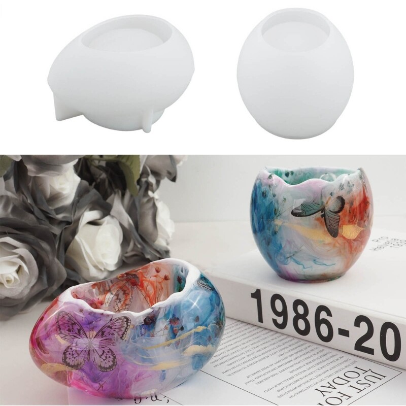 Eggs Shape Silicone Candlestick Molds Silicone Clay Moulds Silicone Casting Mold gallery