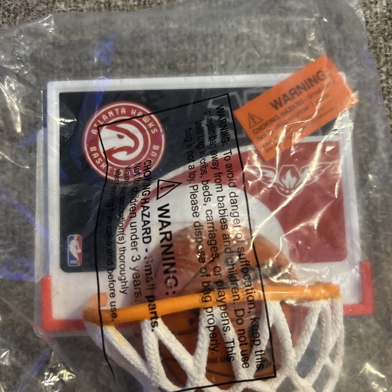 Atlanta Hawks NBA Cake Topper Basketball Hoop DecoPac DISCONTINUED 6512 gallery
