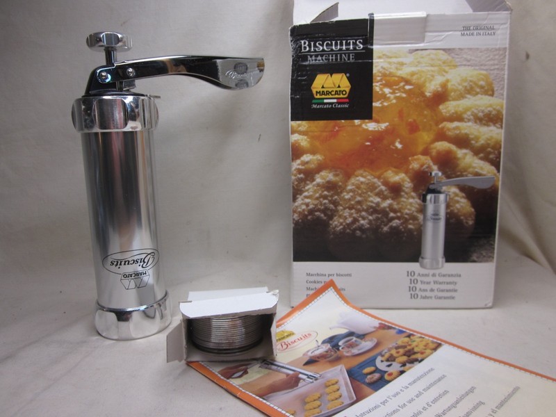 Marcato Classic Biscuits Machine Italy original biscuit chef baker press tool