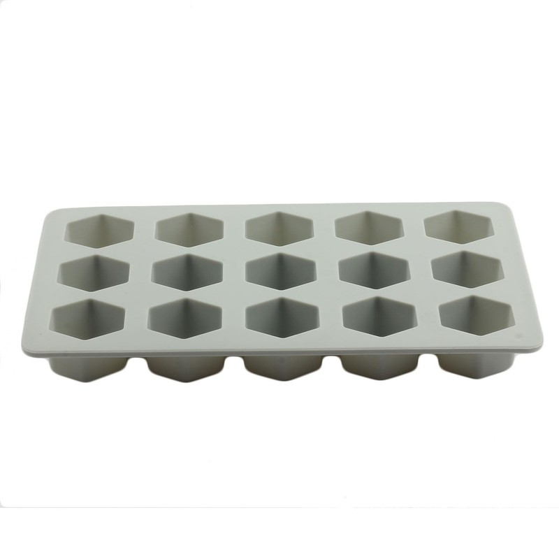 15 Cavity Hexagon Silicone Candy Molds Honeycomb Chocolate Mold For Candy Cho... gallery